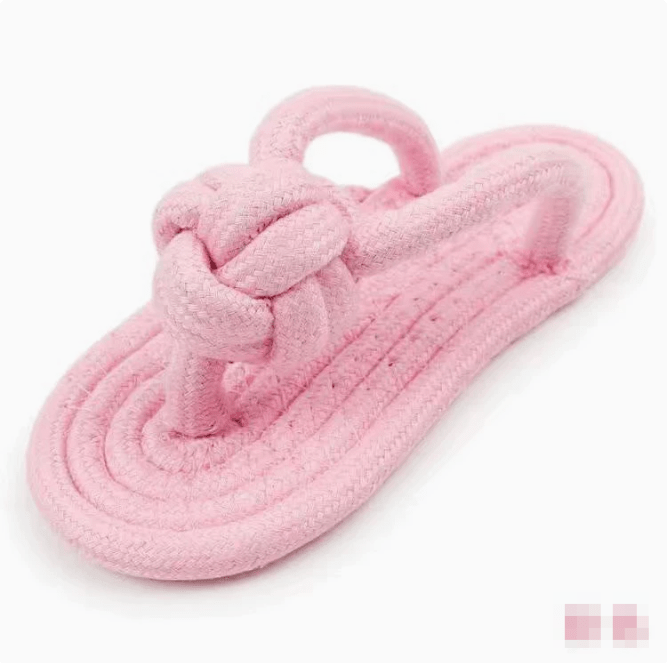 Durable Cotton Rope Slippers Dog Chew Toy - Cozy & Co. Market
