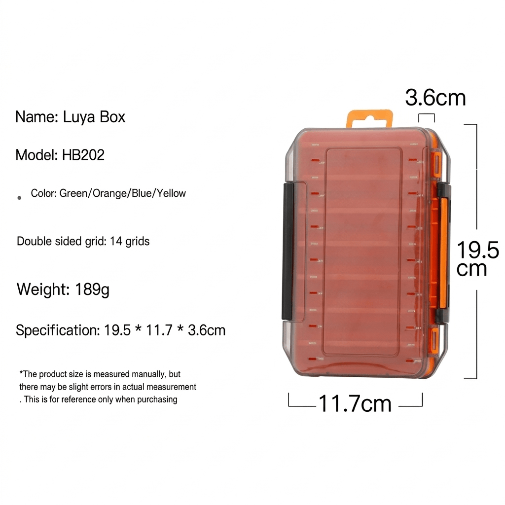 Durable Dual-Sided Fishing Tackle Box - Cozy & Co. Market
