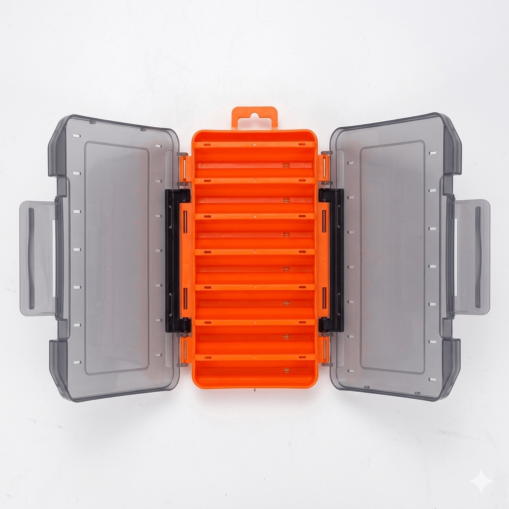 Durable Dual-Sided Fishing Tackle Box - Cozy & Co. Market