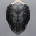 Ecoparty 1920s Shawl Wraps Gatsby Beaded Evening Cape Bridal Shawl for Evening Dresses Wedding Party - Cozy & Co. Market
