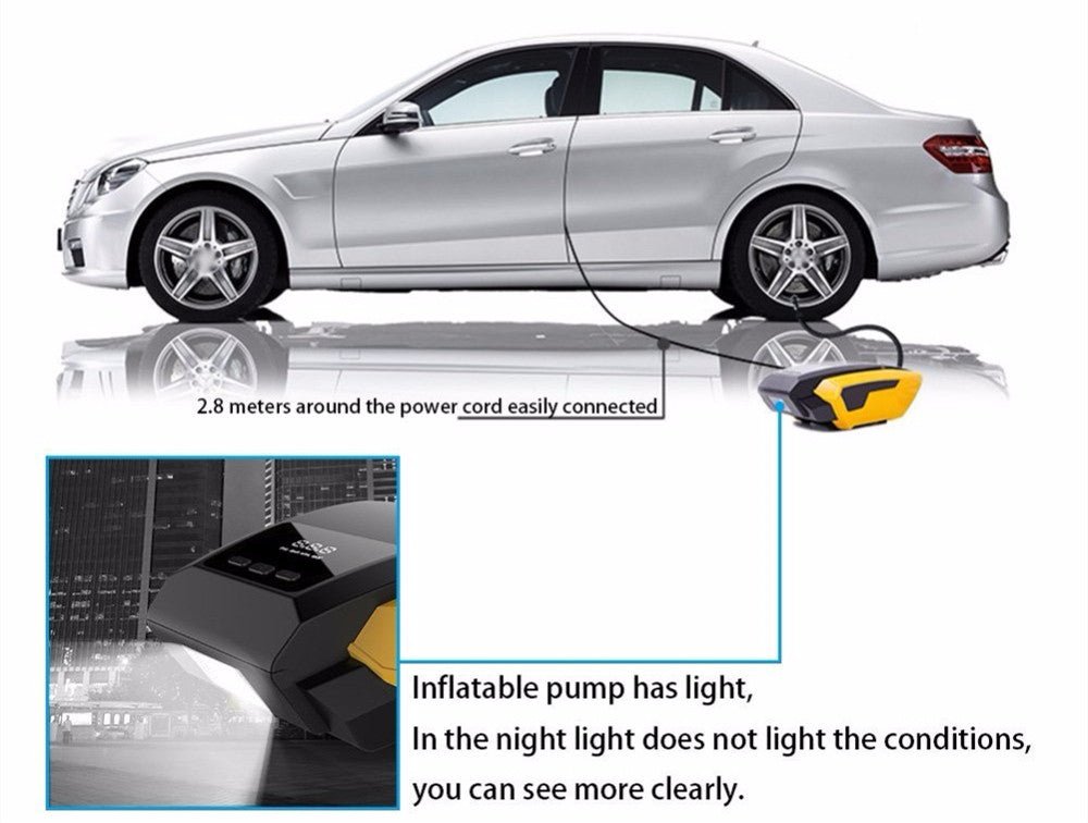 Electric Car Air Pump Inflator Tool - Cozy & Co. Market