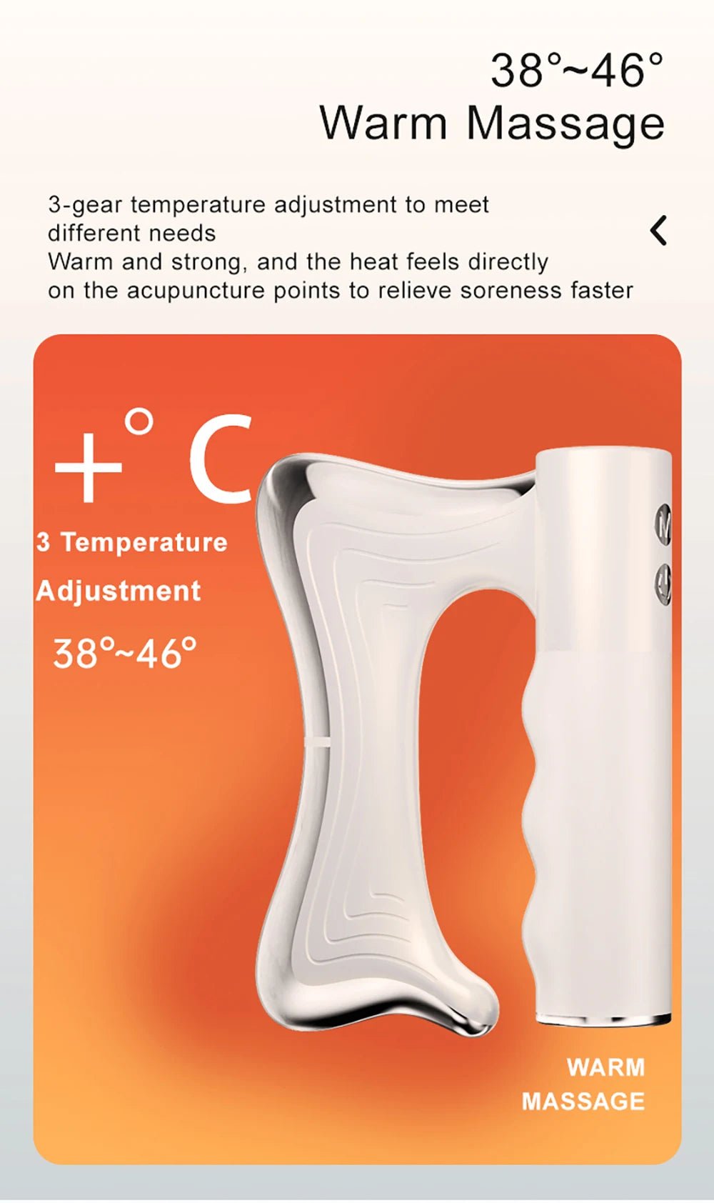 Electric Deep Tissue Massage Blade – Heated Fascia Relaxation Tool - Cozy & Co. Market