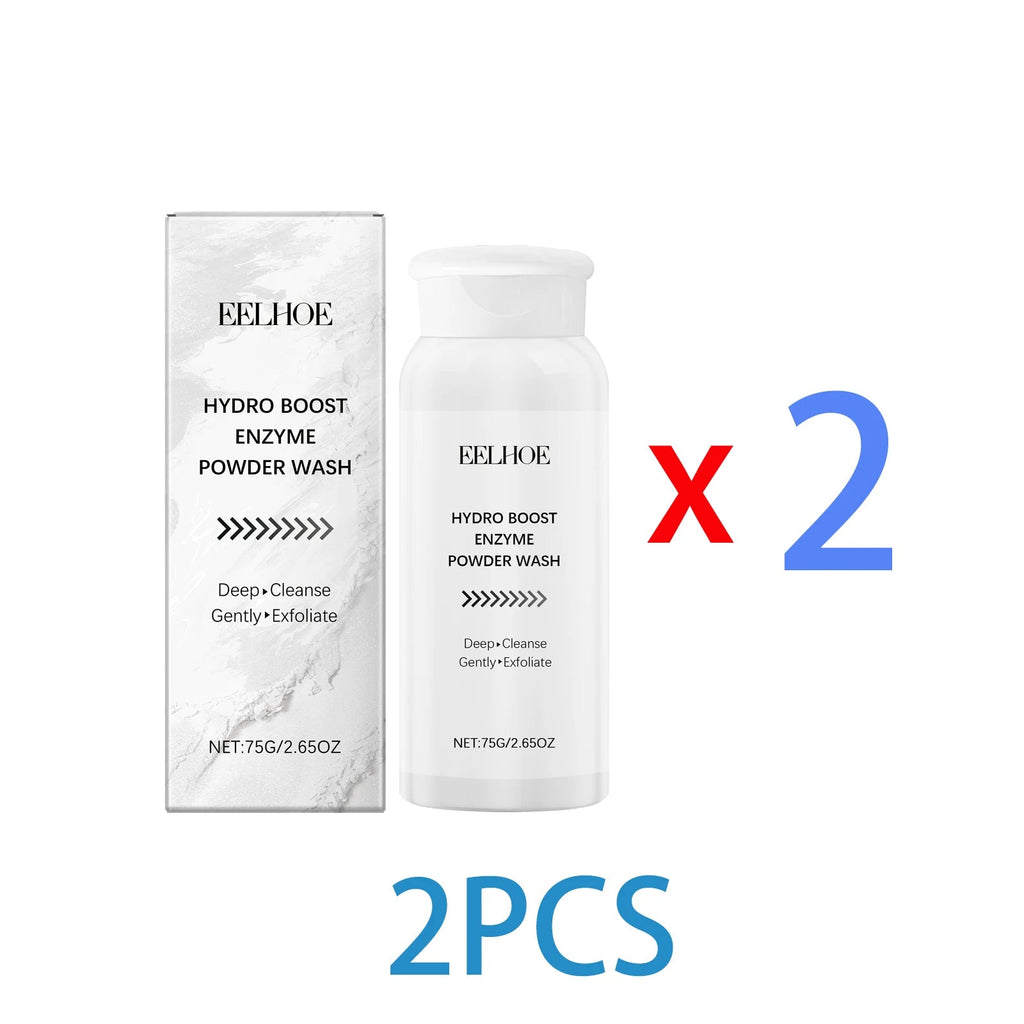 Enzyme Face Wash Powder 75g Gentle Exfoliating Cleanser for Sensitive Skin Removes Dirt Brightens Skin Travel Friendly Formula - Cozy & Co. Market