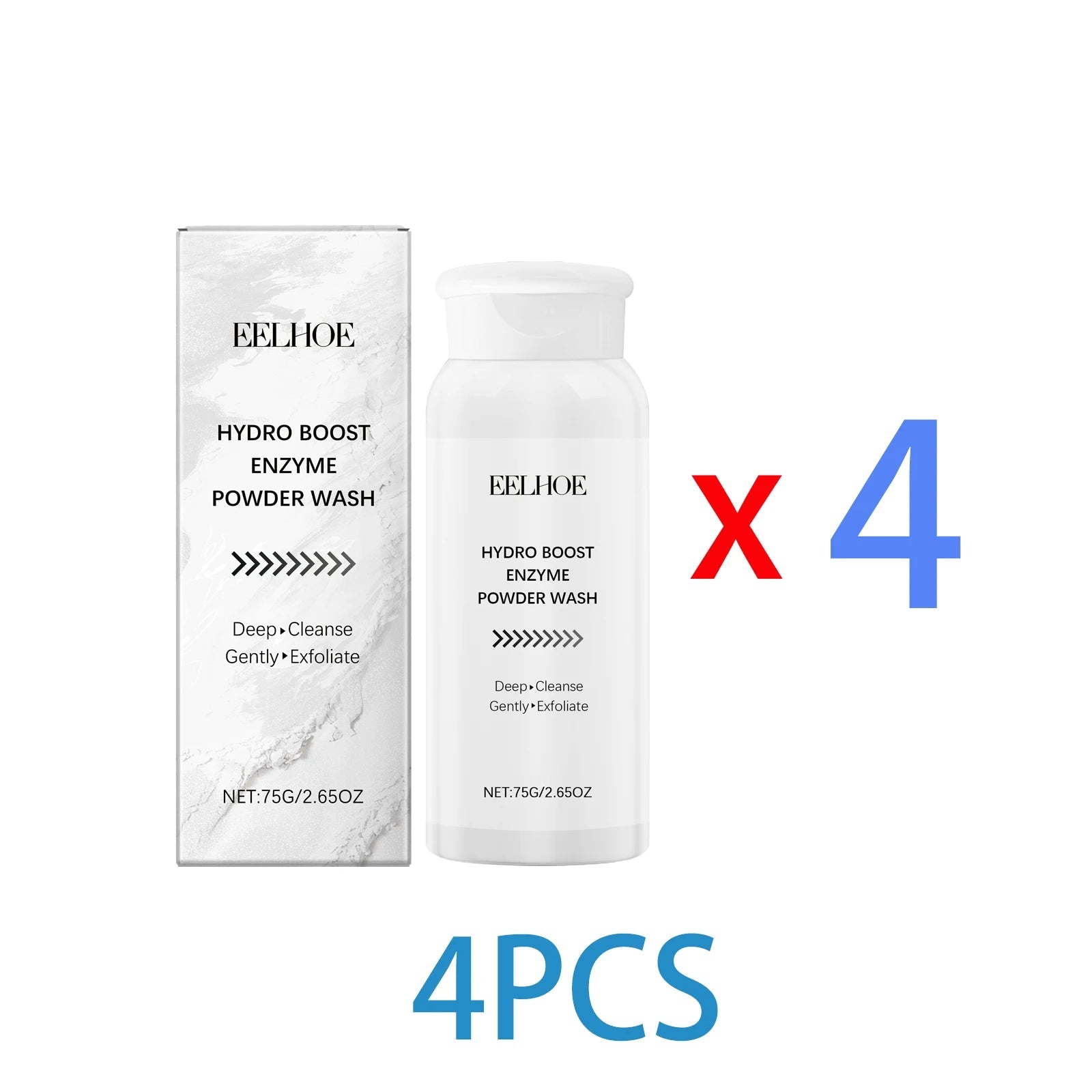 Enzyme Face Wash Powder 75g Gentle Exfoliating Cleanser for Sensitive Skin Removes Dirt Brightens Skin Travel Friendly Formula - Cozy & Co. Market