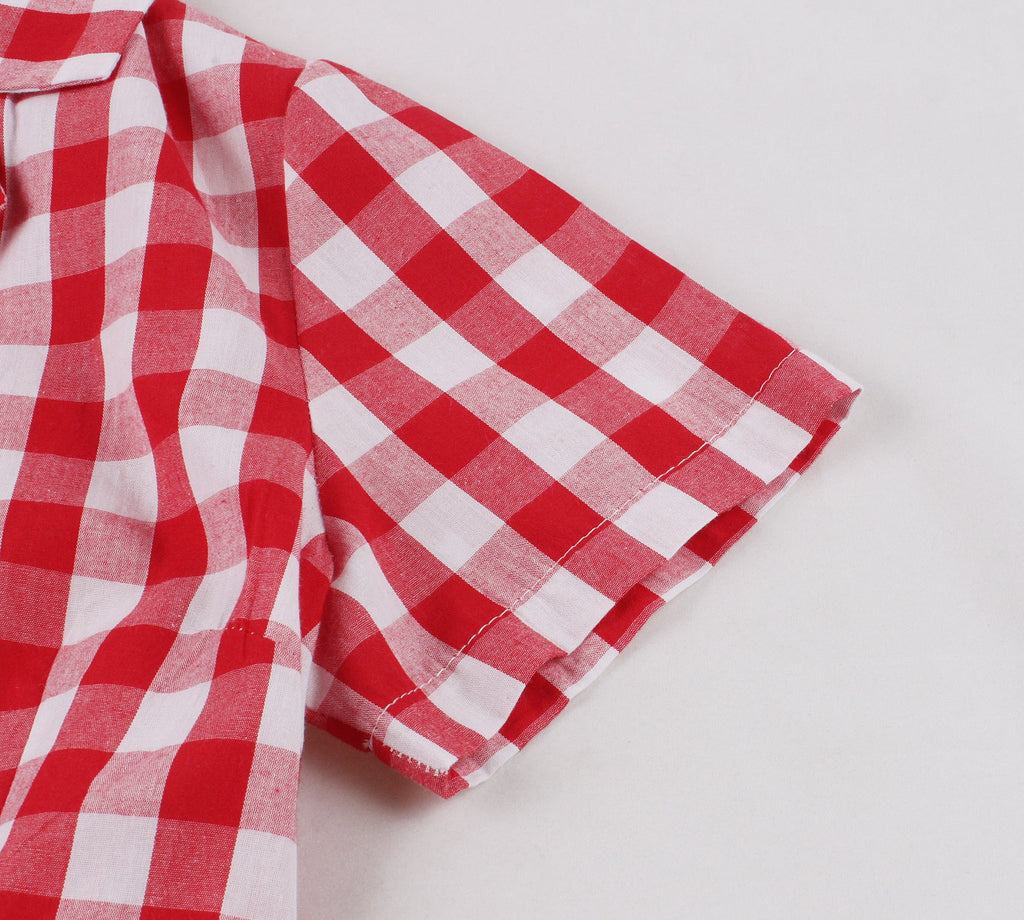 European and American Amazon cross-border suit collar plaid retro ruffled strap waist Hepburn style women's dress - Cozy & Co. Market