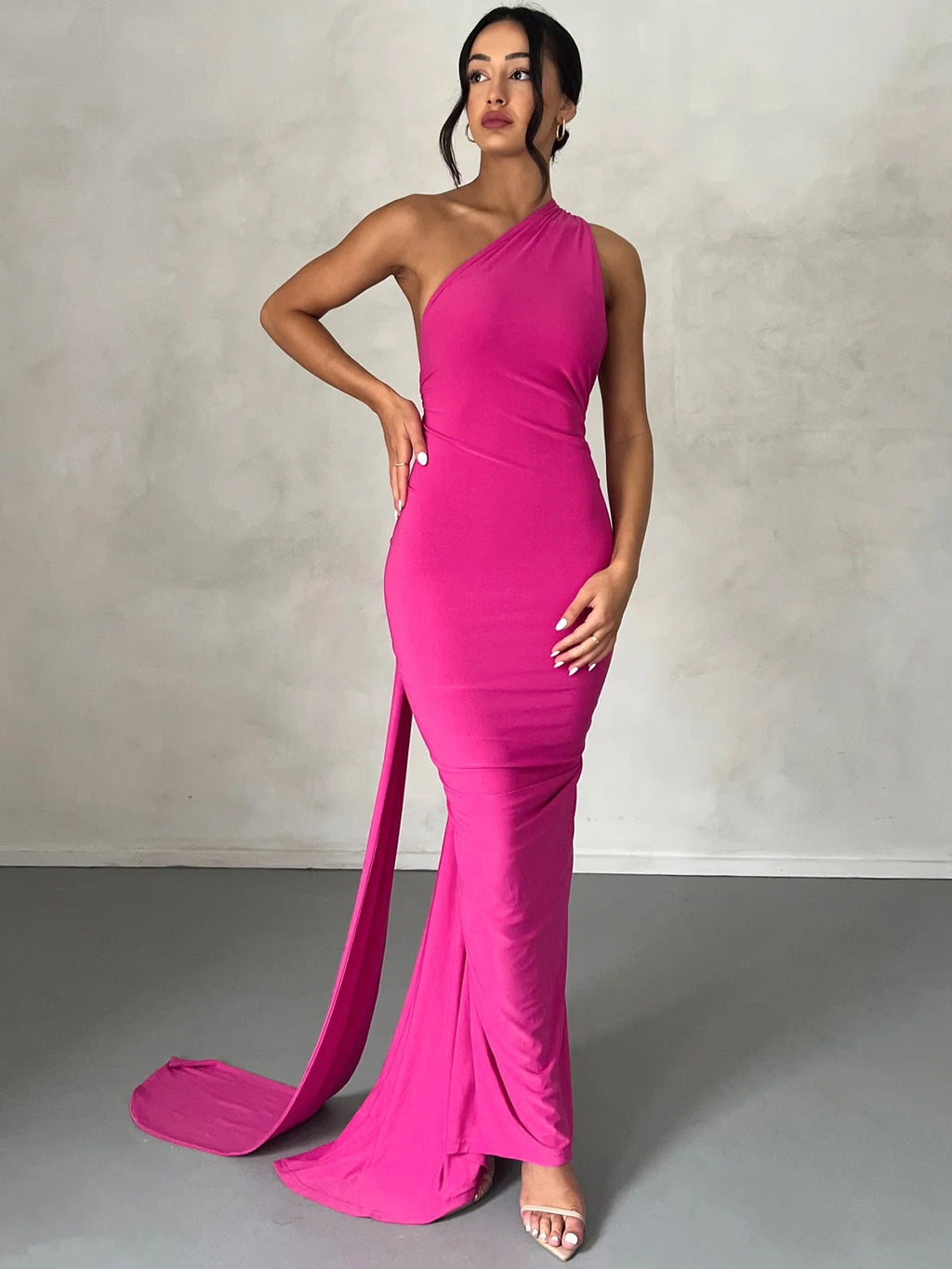 European and American style women's clothing 2025 spring and summer new sexy backless fold slim solid color sleeveless temperament dress - Cozy & Co. Market