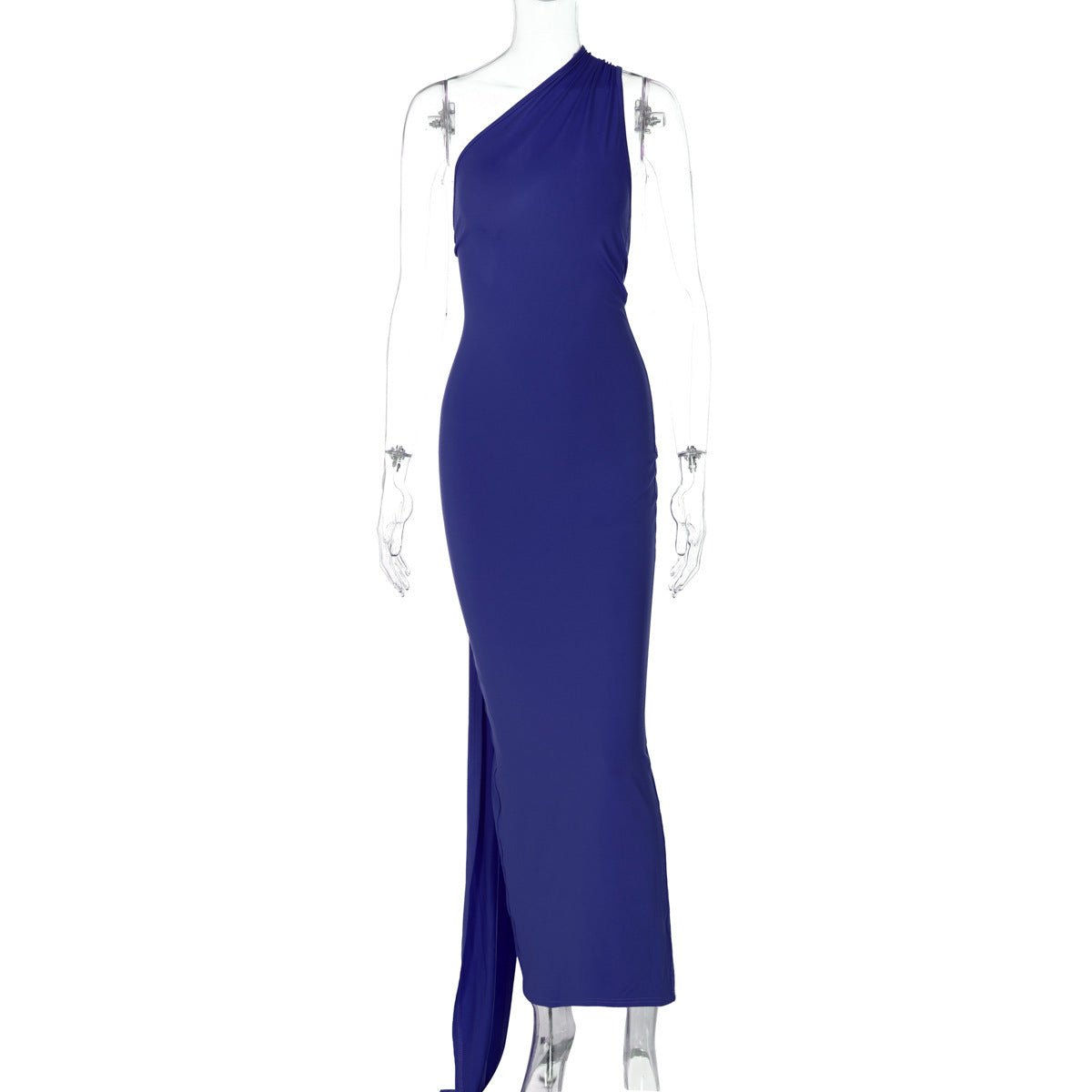 European and American style women's clothing 2025 spring and summer new sexy backless fold slim solid color sleeveless temperament dress - Cozy & Co. Market