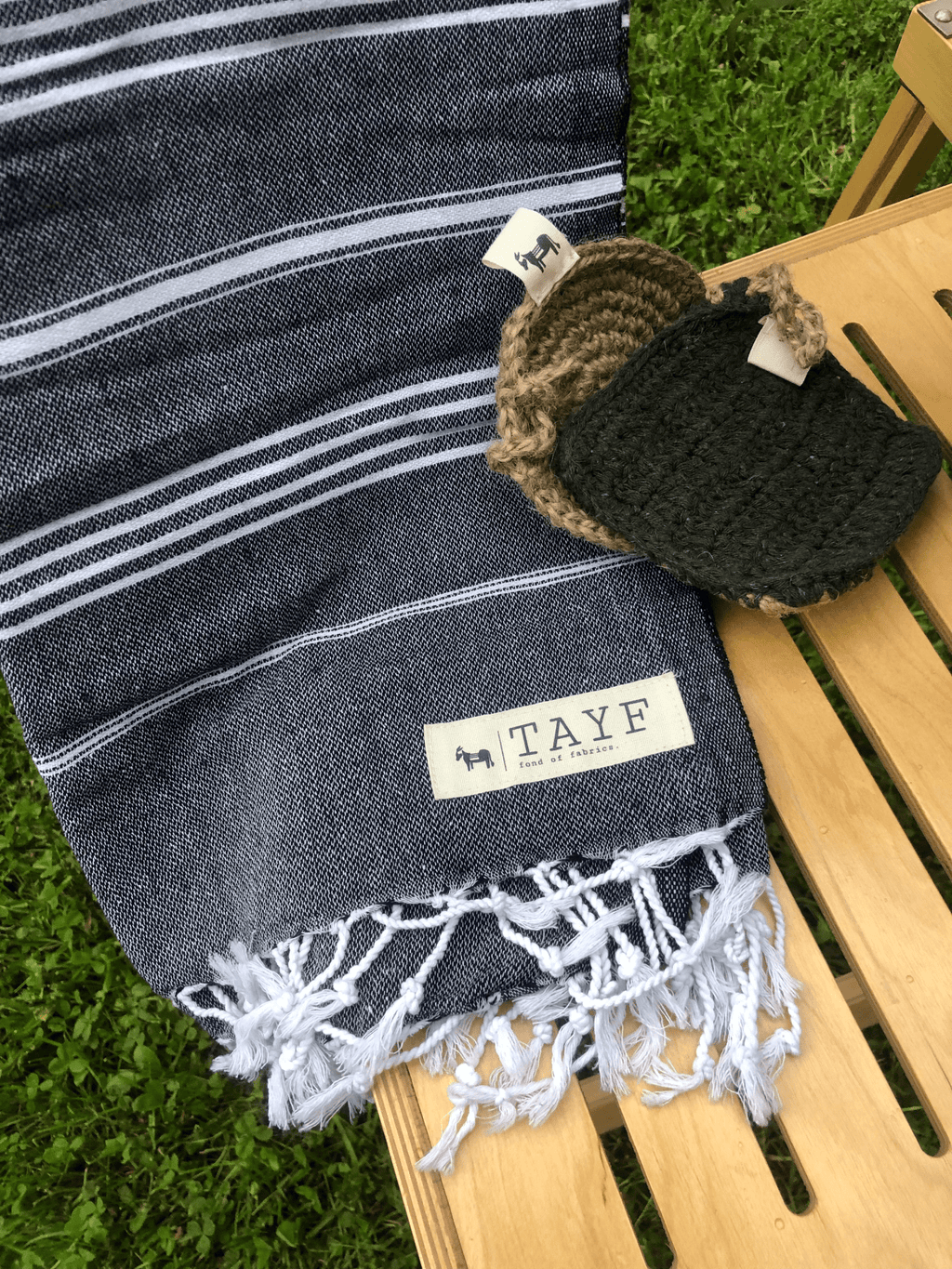 Extra-thin Hammam towel "Kas" - Cozy & Co. Market