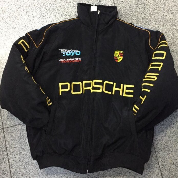 F1 Racing Jacket - Vintage Style Embroidered Outerwear - Cozy & Co. Market