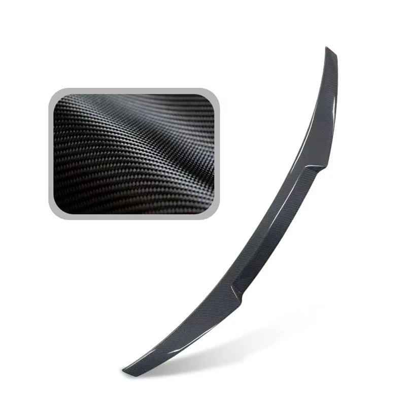 Factory A3 Sline S3 M4 Style Carbon Fiber Rear Spoiler Trunk Wing FRP Forged Carbon for AUDI A3 S3 RS3 8V Sedan 2013-2020 - Cozy & Co. Market
