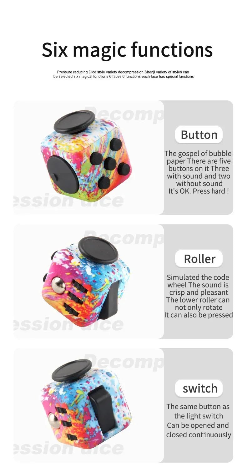 Fidget Decompression toy Infinity Stress cubes Antistress Toys Anti-stress Kids Anti Stress Games For Adults antistress anxiety - Cozy & Co. Market