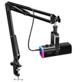 FIFINE XLR/USB Gaming Microphone Kit with Headphone Jack/Mute/RGB /Arm Stand,Dynamic Mic Set for PC PS5/4 Mixer AmpliGame AM8T - Cozy & Co. Market