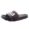 Fila Sleek Slide ST PS Boys Shoes Color: Black/White/Red 100% Authentic - Cozy & Co. Market