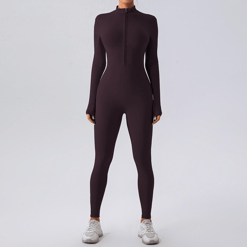 Fleece-Lined Yoga Jumpsuit - Cozy & Co. Market