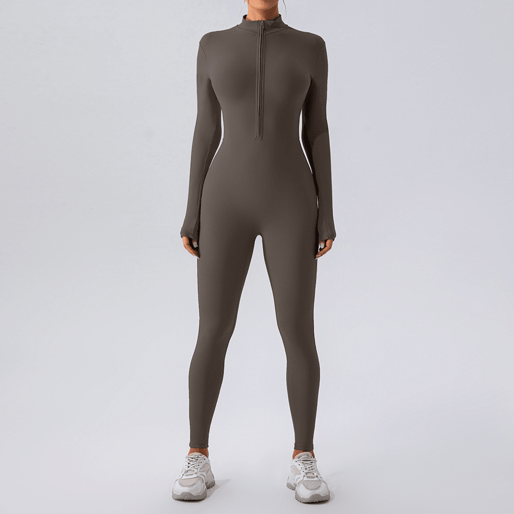 Fleece-Lined Yoga Jumpsuit - Cozy & Co. Market