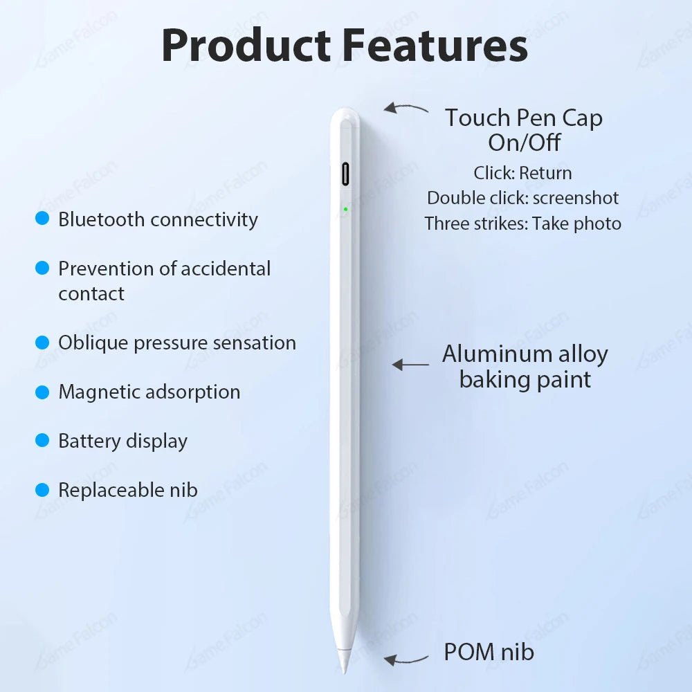 For Apple Pencil Ipad Air 11 5 4 3 M3 M2 A16 Pro 13 11th M5 M4 12.9 Stylus Pen 10 9 9th 10th Generation Mini 6 7 10.9 Touch Pens - Cozy & Co. Market
