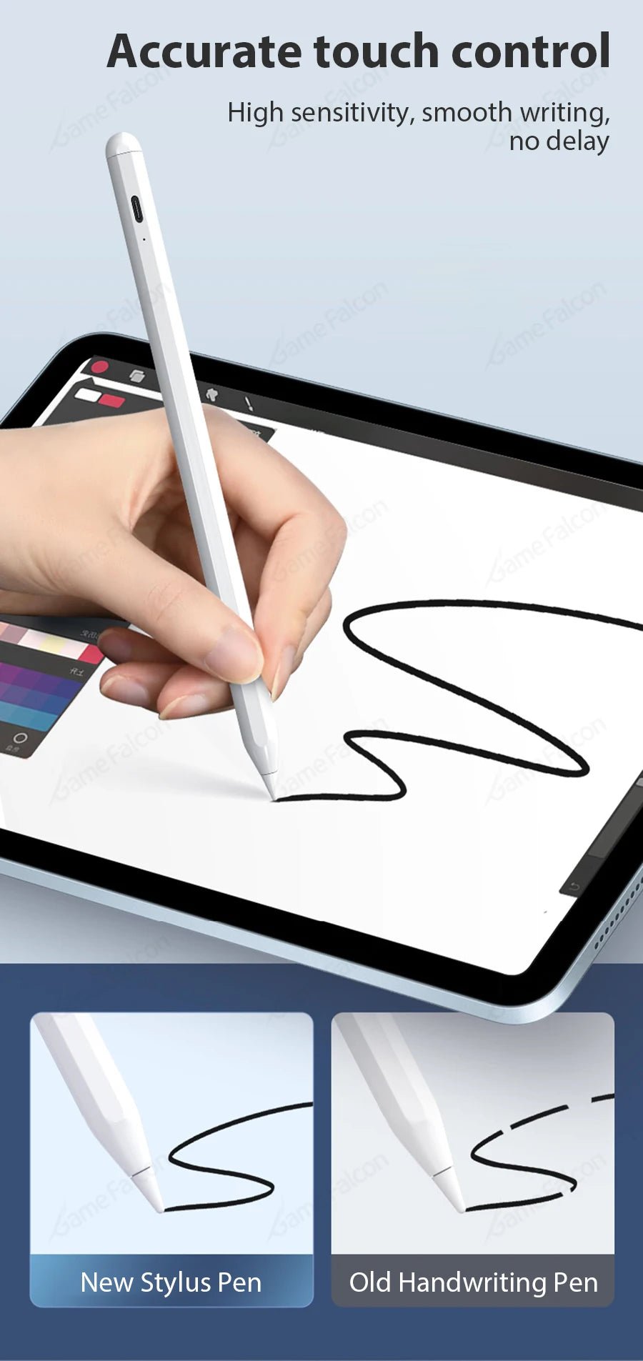 For Apple Pencil Ipad Air 11 5 4 3 M3 M2 A16 Pro 13 11th M5 M4 12.9 Stylus Pen 10 9 9th 10th Generation Mini 6 7 10.9 Touch Pens - Cozy & Co. Market