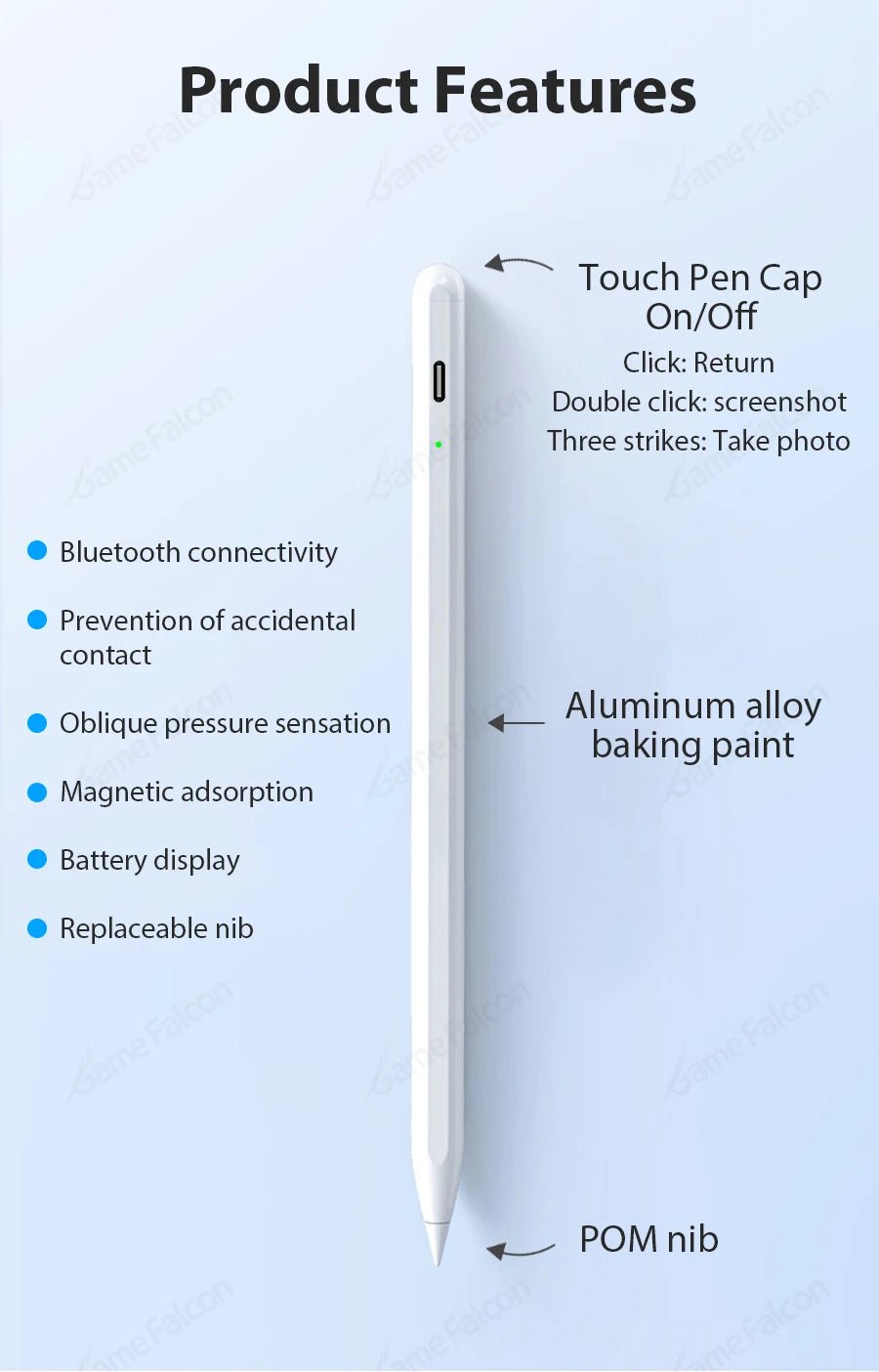 For Apple Pencil Ipad Air 11 5 4 3 M3 M2 A16 Pro 13 11th M5 M4 12.9 Stylus Pen 10 9 9th 10th Generation Mini 6 7 10.9 Touch Pens - Cozy & Co. Market