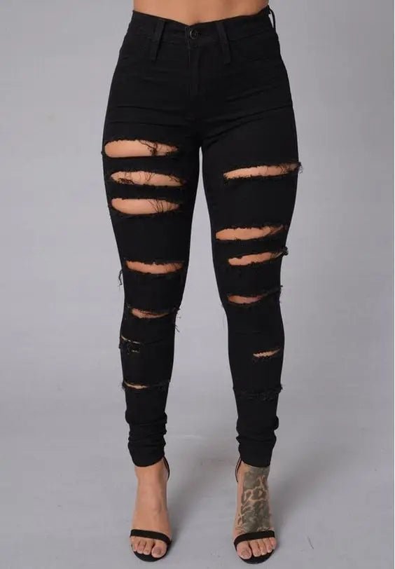 For Dickies Delivery Women's Elastic Pencil Pants High Waist Ladies Jeans with Bootstrap Design Breathable Fashion Leggings - Cozy & Co. Market