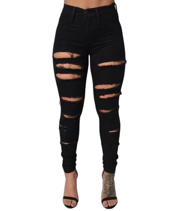 For Dickies Delivery Women's Elastic Pencil Pants High Waist Ladies Jeans with Bootstrap Design Breathable Fashion Leggings - Cozy & Co. Market