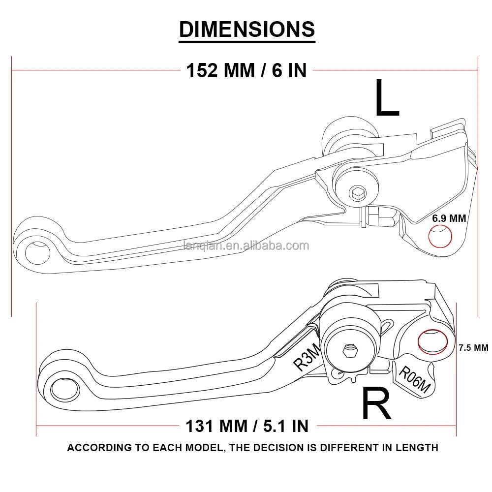 For Honda CRF300L Rally 2021-2022 CRF 300L Rally 2021 Motorcycle Brake Clutch Lever Pivot Brake Clutch Lever Motocross Lever - Cozy & Co. Market