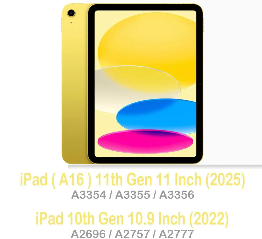 For iPad 10th 11th Generation 2022 Case with Pencil Holder Hybrid Slim Tri-fold Stand Protective Cover - Cozy & Co. Market