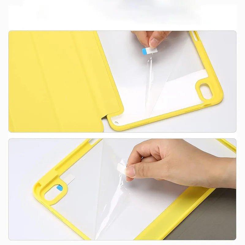 For iPad 10th 11th Generation 2022 Case with Pencil Holder Hybrid Slim Tri-fold Stand Protective Cover - Cozy & Co. Market