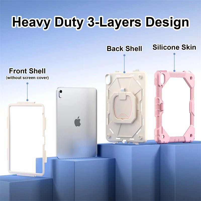 For iPad A16 11th 10th 10.2 9th 8th 7th 9.7 6th Generation Case Shockproof Tablet Cover For iPad Air 7 6 5 4 10.9 3 Pro 11 Funda - Cozy & Co. Market