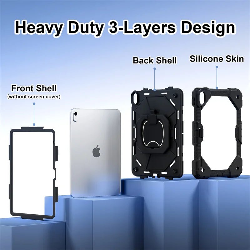 For iPad A16 11th 10th 10.2 9th 8th 7th 9.7 6th Generation Case Shockproof Tablet Cover For iPad Air 7 6 5 4 10.9 3 Pro 11 Funda - Cozy & Co. Market