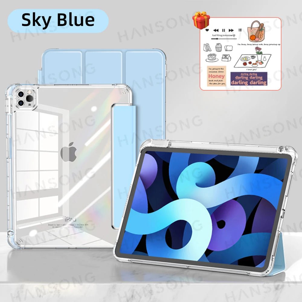 For ipad A16 11th case For Air 11 M3 M4 Air 13 M4 10th Gen 10.9 7 8 9th 10.2 Air4 5 Pro 11 12.9 13 M4 M5 5 6th 9.7 mini6 7 Cover - Cozy & Co. Market