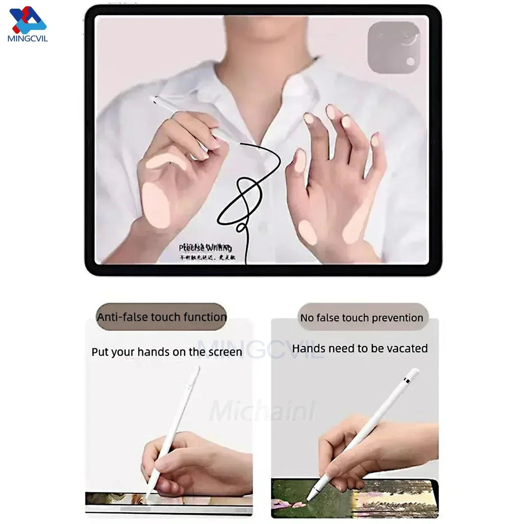 For iPad Pencil 2025 M4 Stylus Pen for Air 6 M2 Pro M3 with Palm Rejection Tilt for iPad Pro 11 12.9 13 7/8/9/10/11th mini 5 6 7 - Cozy & Co. Market