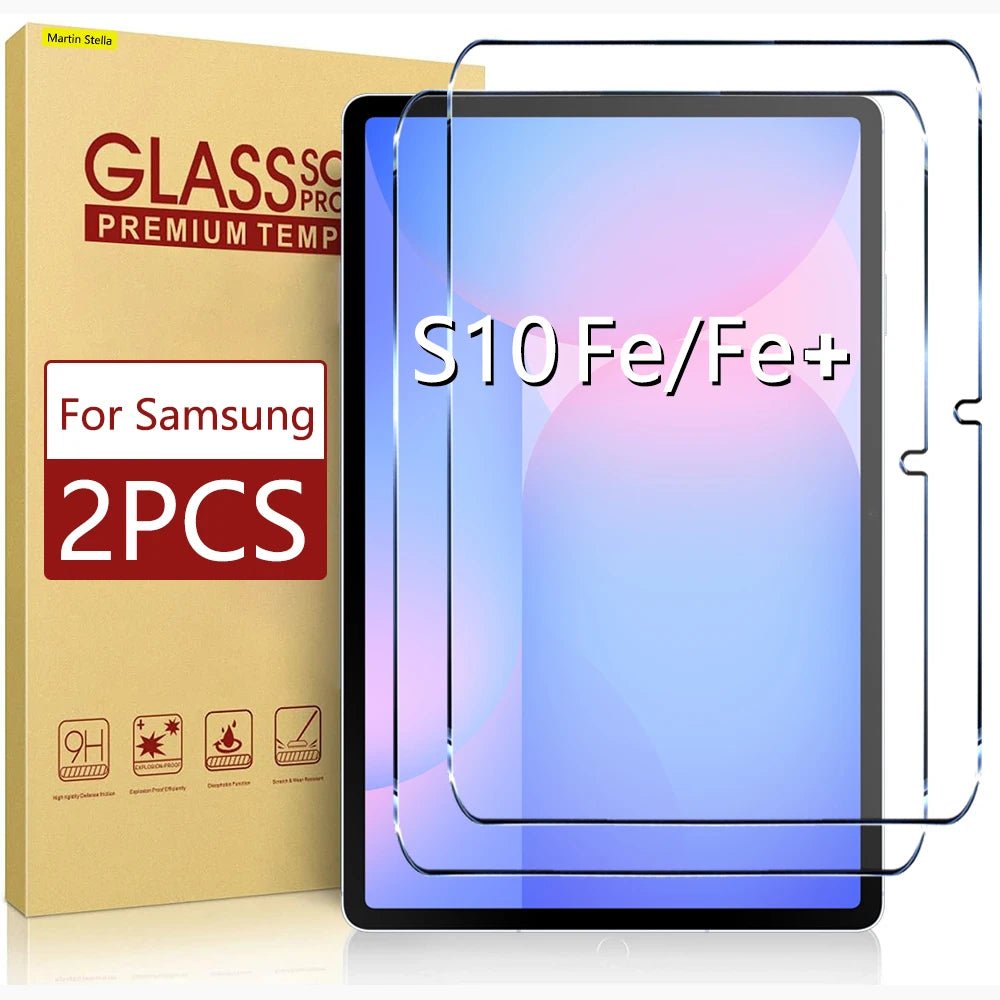 For Samsung Galaxy Tab S10 Fe Plus Tempered Glass Screen Protector On samsung galaxy tab s10 fe fe+ plus 2025 9H Film - Cozy & Co. Market