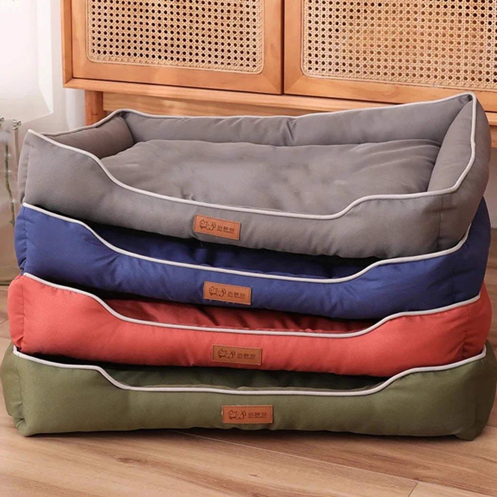 Four Season Square Dog Bed for Large Dog Mattress Bite-resistant Cat Bed Soft Thickened Dog Bed Waterproof Sofa Pet House - Cozy & Co. Market