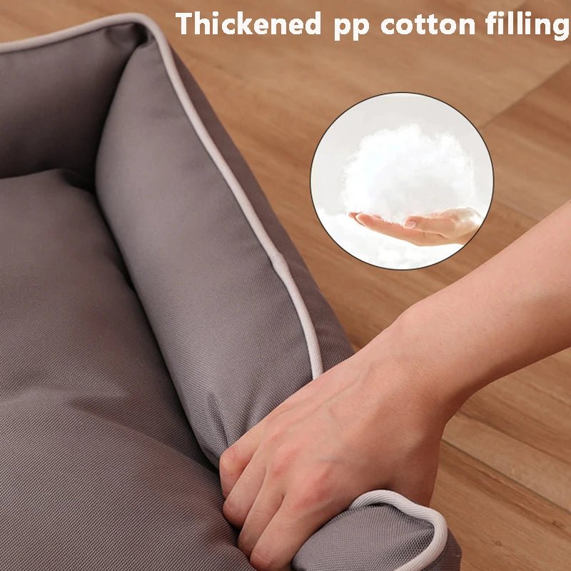 Four Season Square Dog Bed for Large Dog Mattress Bite-resistant Cat Bed Soft Thickened Dog Bed Waterproof Sofa Pet House - Cozy & Co. Market