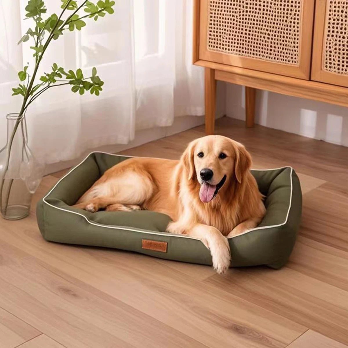 Four Season Square Dog Bed for Large Dog Mattress Bite-resistant Cat Bed Soft Thickened Dog Bed Waterproof Sofa Pet House - Cozy & Co. Market
