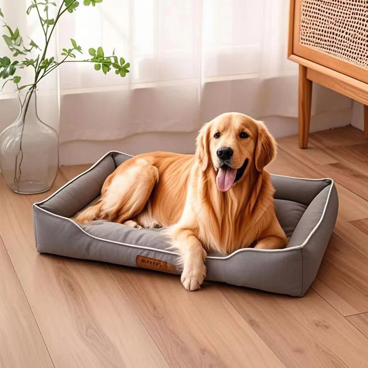 Four Season Square Dog Bed for Large Dog Mattress Bite-resistant Cat Bed Soft Thickened Dog Bed Waterproof Sofa Pet House - Cozy & Co. Market