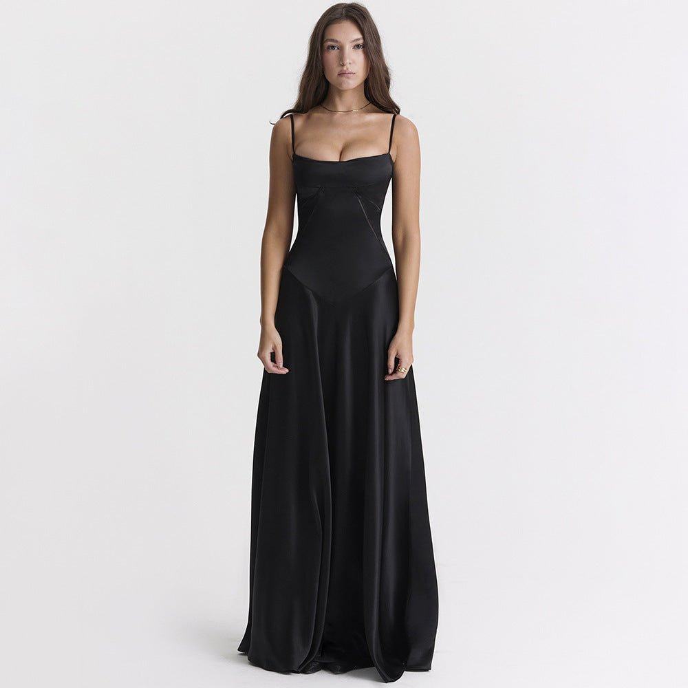 French Style Strap Niche Lace Sling dress Women's New Fashion Autumn Fairy Skirt Holiday Casual Mid-length - Cozy & Co. Market