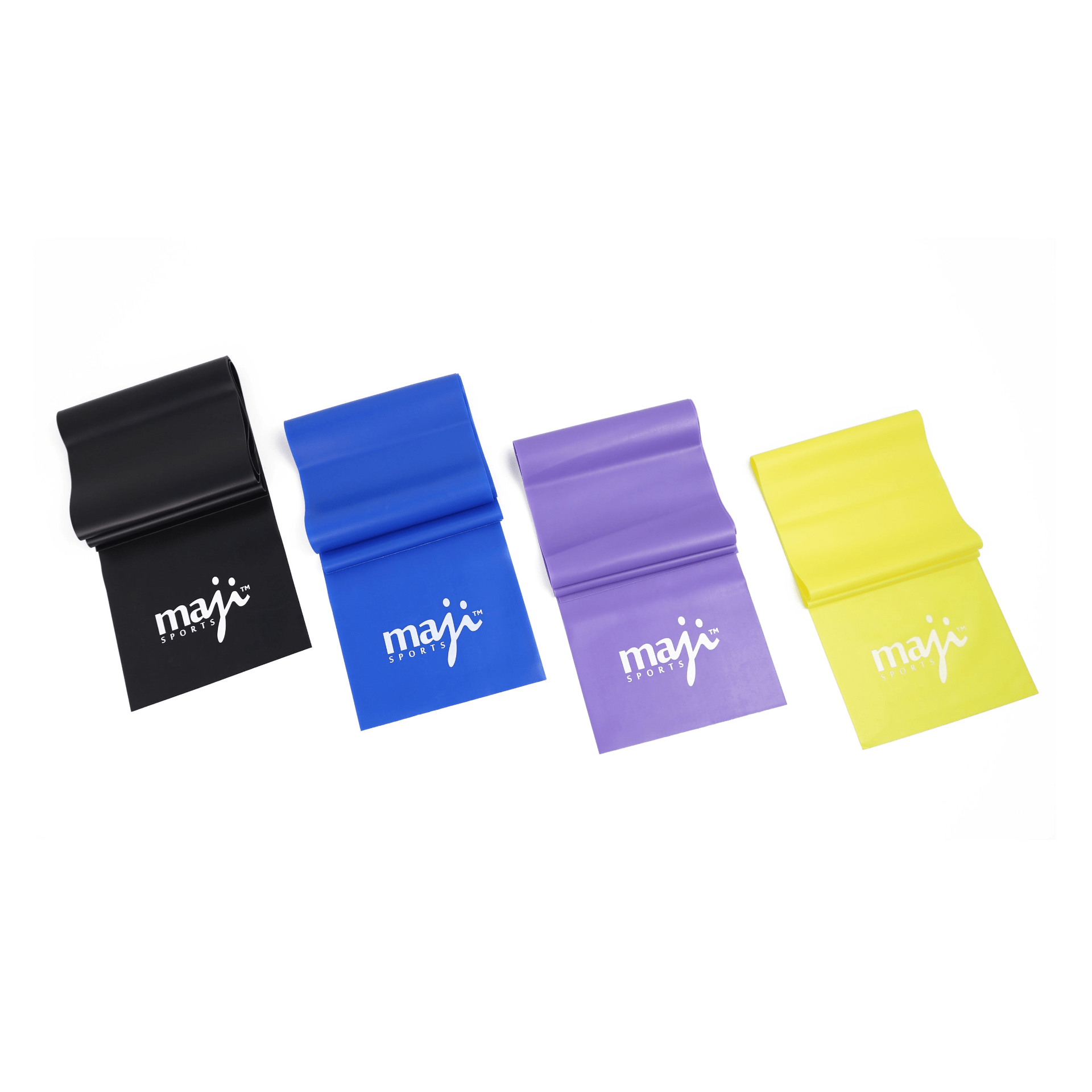 Full Body Exercise & Stretch Bands - Variable Resistance 4 Pack - Cozy & Co. Market