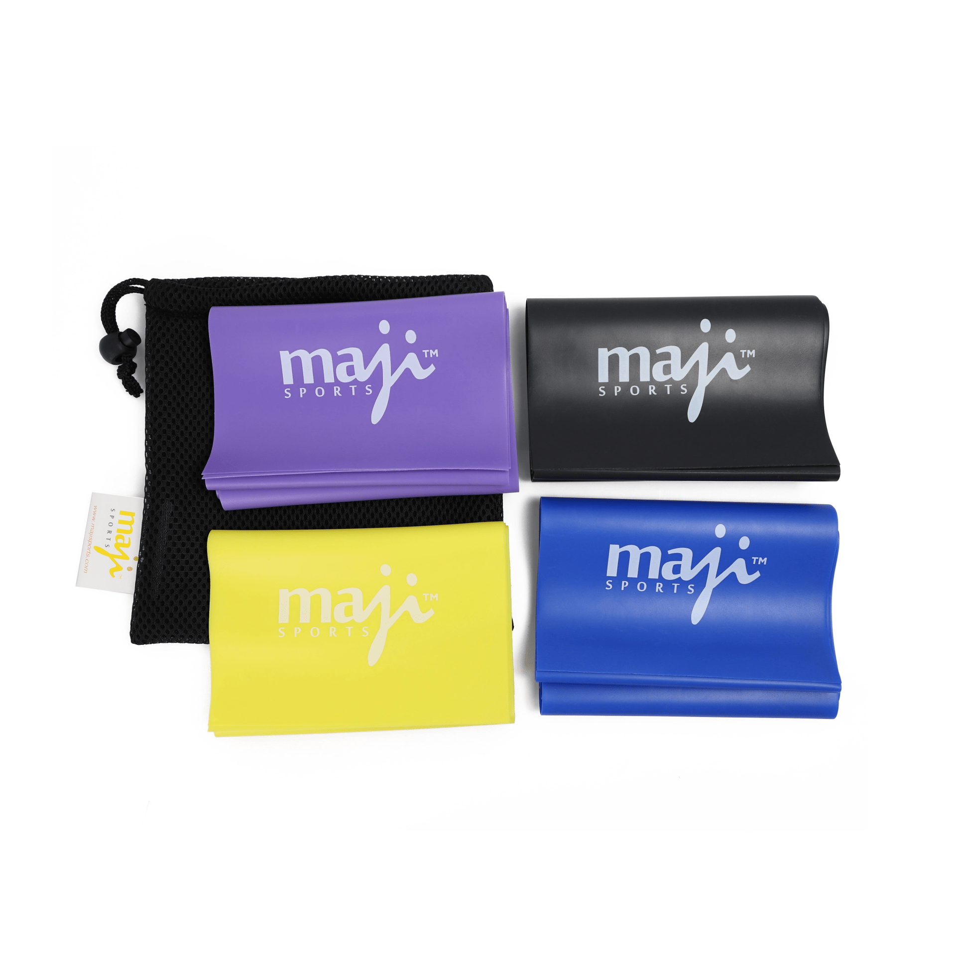 Full Body Exercise & Stretch Bands - Variable Resistance 4 Pack - Cozy & Co. Market