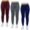 Galaxy 3-Pack Women's Winter Classic Fleece Anti-static Flat Front Jogger Sweatpants (Sizes S-3XL) 100% Polyester Elastic - Cozy & Co. Market