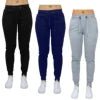 Galaxy 3-Pack Women's Winter Classic Fleece Anti-static Flat Front Jogger Sweatpants (Sizes S-3XL) 100% Polyester Elastic - Cozy & Co. Market