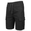 Galaxy Mens Solid Casual Everyday Explorer Cargo Shorts Ultra-Flex Comfort Mid Eco-Friendly Canvas Drawstring Closure Smart Back - Cozy & Co. Market