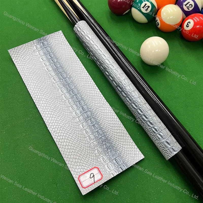 Genuine Cow Skin Pool Billiards Cue Grips Non-Slip Protective Sleeve Wrap with Different Print Pattern Genuine Leather Club Wrap - Cozy & Co. Market