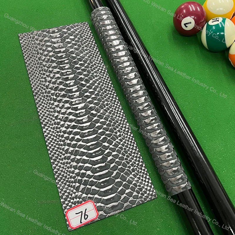 Genuine Cow Skin Pool Billiards Cue Grips Non-Slip Protective Sleeve Wrap with Different Print Pattern Genuine Leather Club Wrap - Cozy & Co. Market