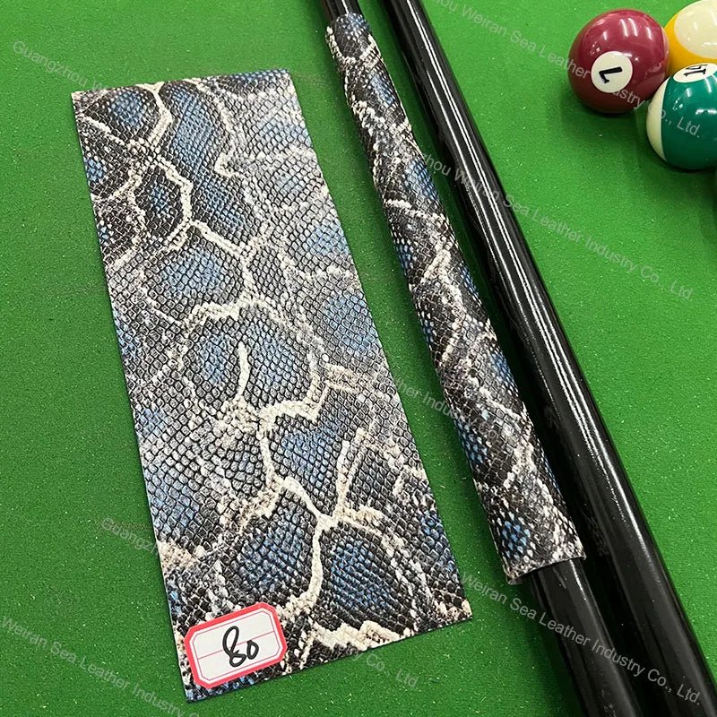 Genuine Cow Skin Pool Billiards Cue Grips Non-Slip Protective Sleeve Wrap with Different Print Pattern Genuine Leather Club Wrap - Cozy & Co. Market