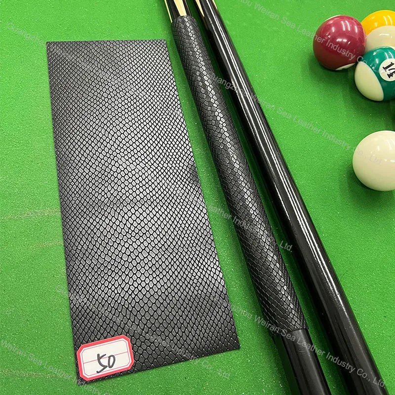 Genuine Cow Skin Pool Billiards Cue Grips Non-Slip Protective Sleeve Wrap with Different Print Pattern Genuine Leather Club Wrap - Cozy & Co. Market