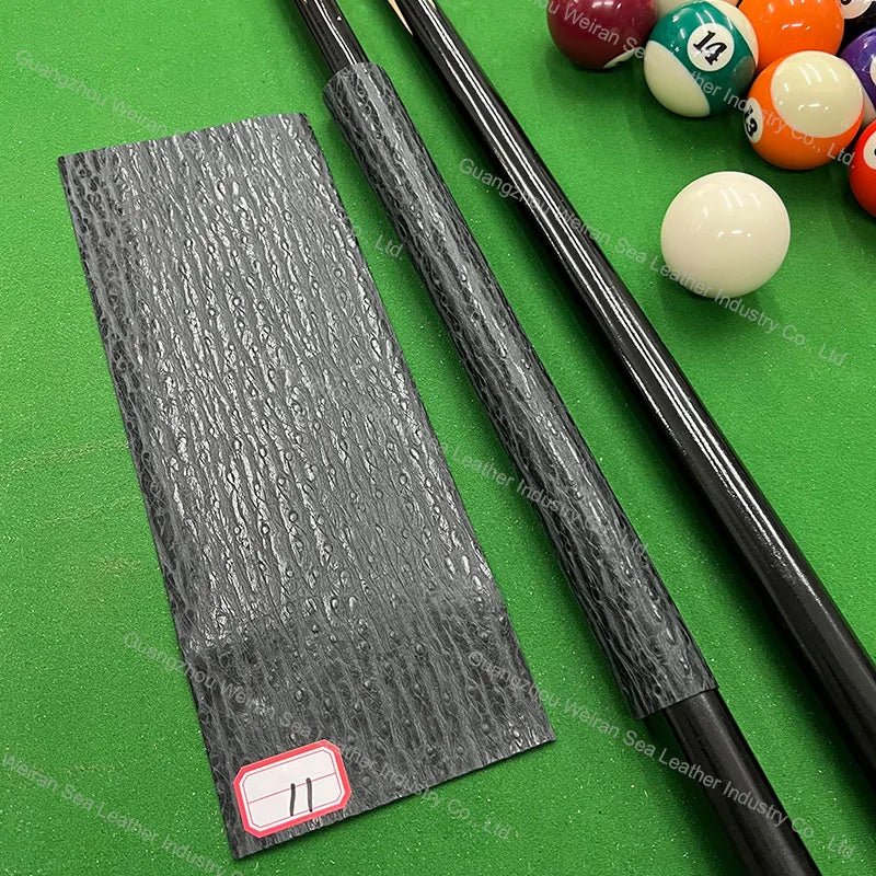 Genuine Cow Skin Pool Billiards Cue Grips Non-Slip Protective Sleeve Wrap with Different Print Pattern Genuine Leather Club Wrap - Cozy & Co. Market