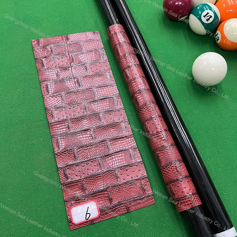 Genuine Cow Skin Pool Billiards Cue Grips Non-Slip Protective Sleeve Wrap with Different Print Pattern Genuine Leather Club Wrap - Cozy & Co. Market