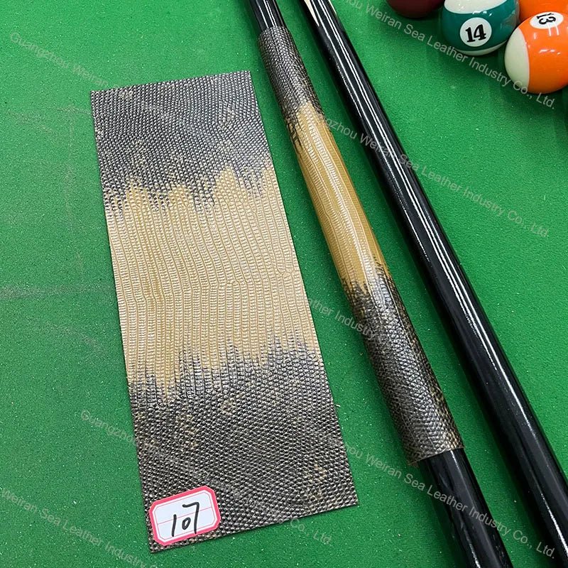 Genuine Cow Skin Pool Billiards Cue Grips Non-Slip Protective Sleeve Wrap with Different Print Pattern Genuine Leather Club Wrap - Cozy & Co. Market