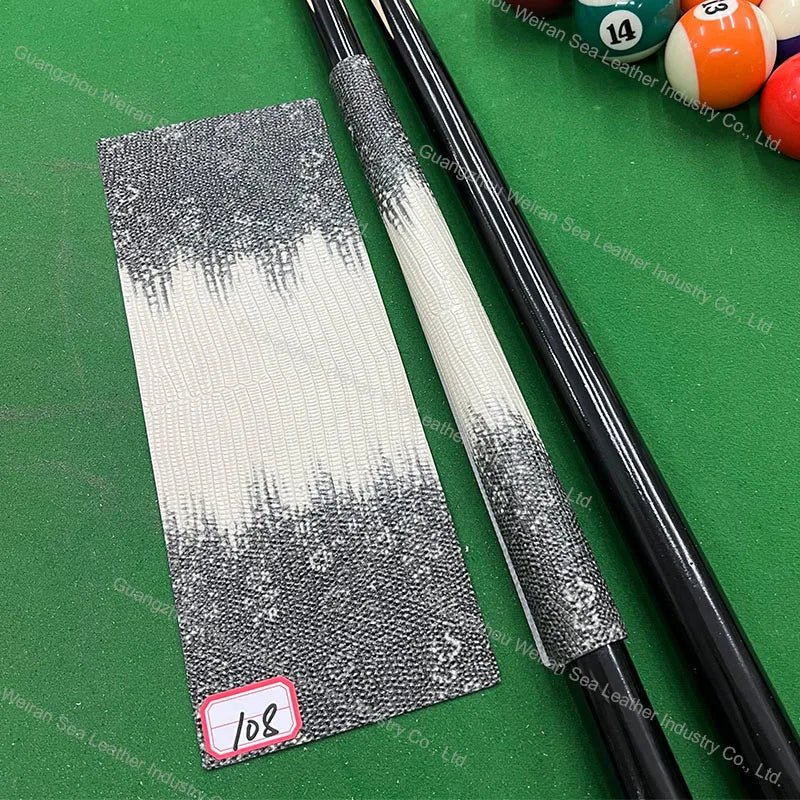 Genuine Cow Skin Pool Billiards Cue Grips Non-Slip Protective Sleeve Wrap with Different Print Pattern Genuine Leather Club Wrap - Cozy & Co. Market